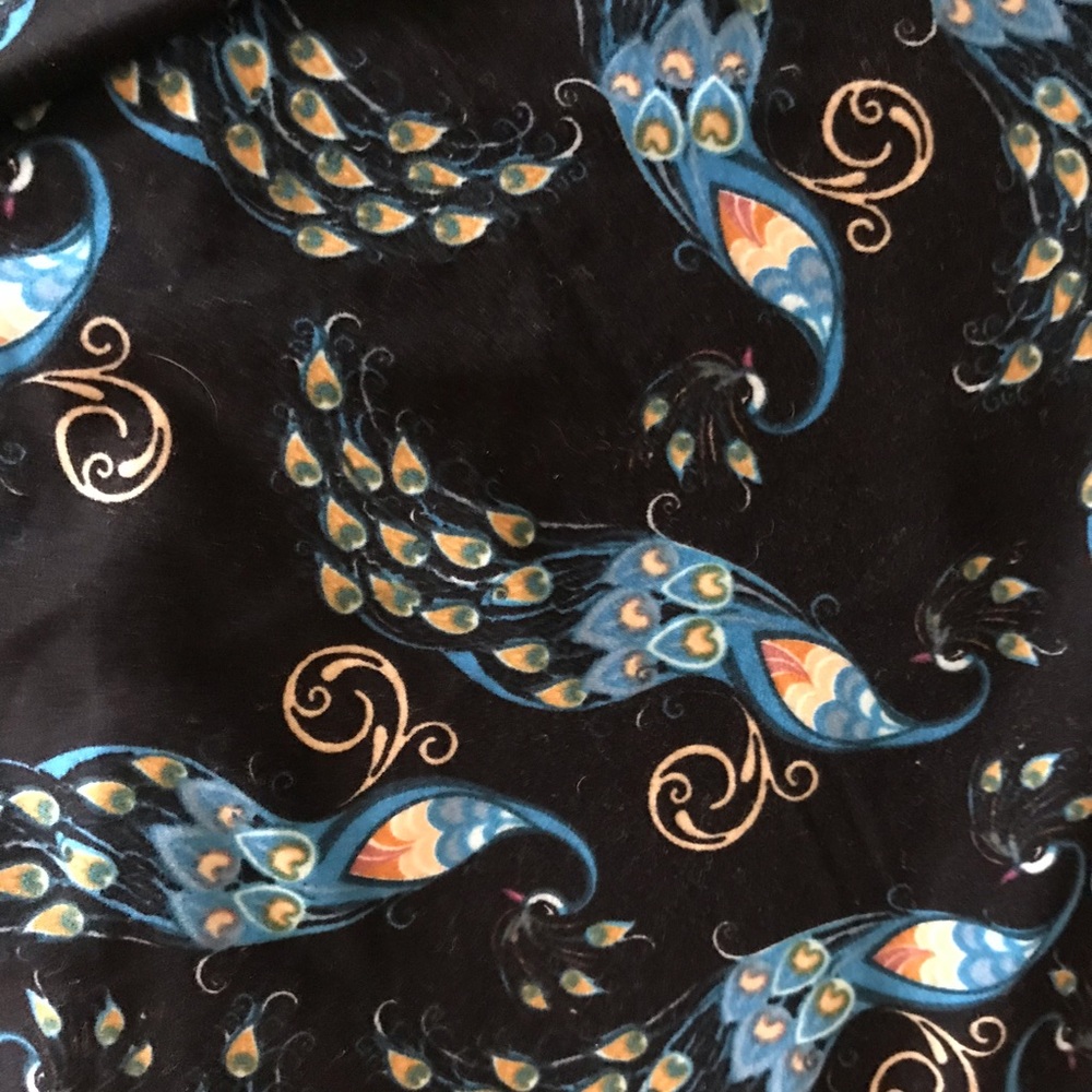 LulaRoe OS Leggings *Peacocks*